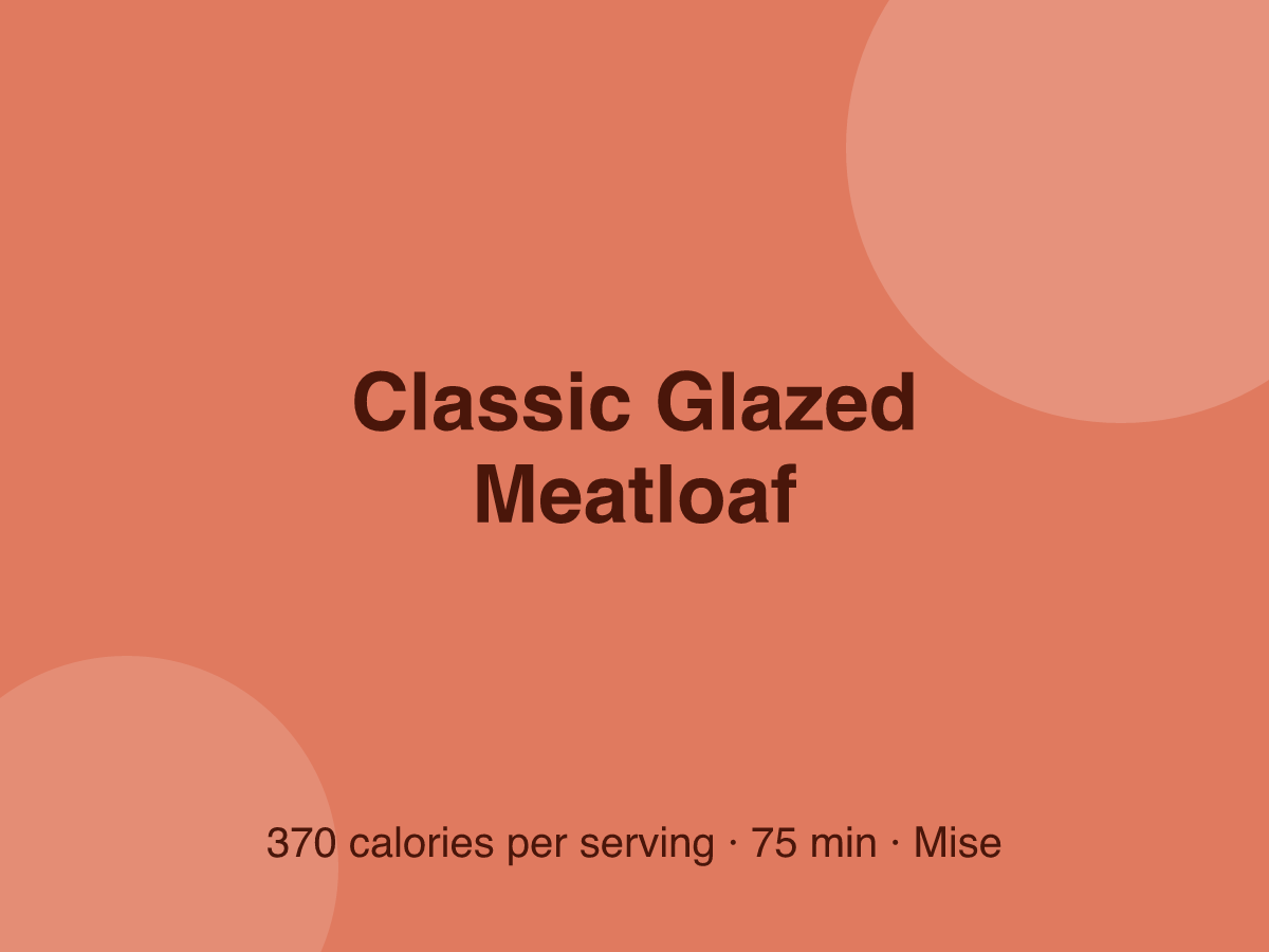 Classic Glazed Meatloaf