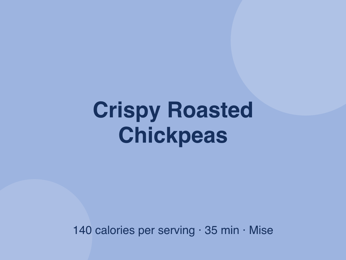 Crispy Roasted Chickpeas