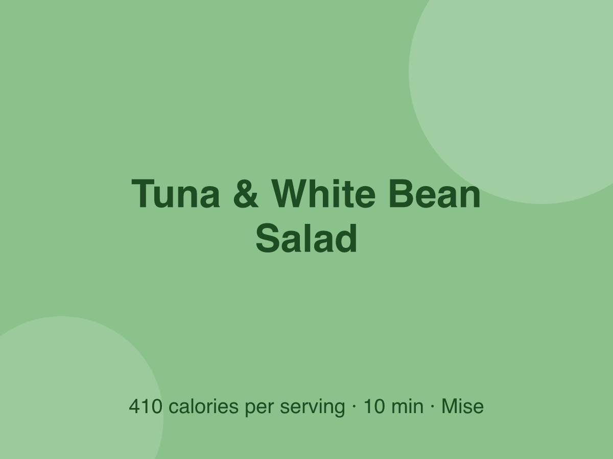 Tuna & White Bean Salad