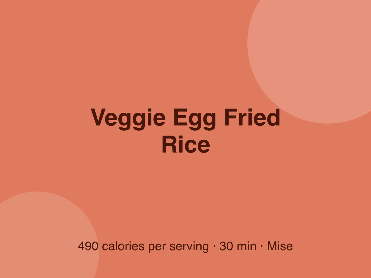 Veggie Egg Fried Rice